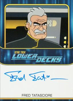 2023 Rittenhouse Star Trek Lower Decks Collectors Set - Autographs Bordered #NNO Fred Tatasciore Front