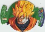 2002 Dizks Dragon Ball Z Tazos Series 3 #2 Super Saiyan Goku Front