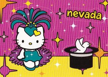 2013 Upper Deck Hello Kitty America The Beautiful Stickers Series 2 #NNO Nevada Front