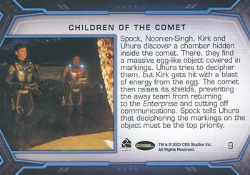 2023 Rittenhouse Star Trek: Strange New Worlds Season One - Gold #9 Children of the Comet Back