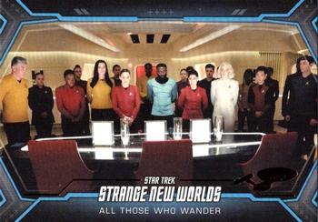 2023 Rittenhouse Star Trek: Strange New Worlds Season One - Gold #54 All Those Who Wander Front