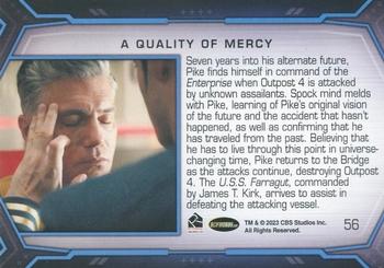 2023 Rittenhouse Star Trek: Strange New Worlds Season One - Gold #56 A Quality of Mercy Back
