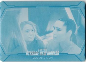 2023 Rittenhouse Star Trek: Strange New Worlds Season One - Printing Plates Cyan #19 Memento Mori Front