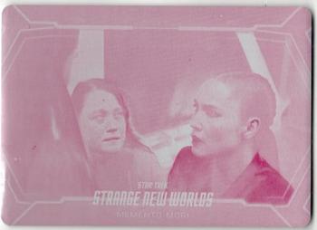 2023 Rittenhouse Star Trek: Strange New Worlds Season One - Printing Plates Magenta #19 Memento Mori Front
