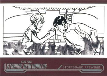 2023 Rittenhouse Star Trek: Strange New Worlds Season One - Storyboard Artwork #SB01 Strange New Worlds Front
