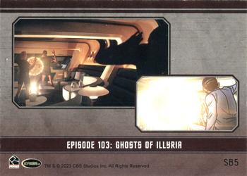 2023 Rittenhouse Star Trek: Strange New Worlds Season One - Storyboard Artwork #SB05 Ghosts of Illyria Back