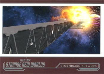 2023 Rittenhouse Star Trek: Strange New Worlds Season One - Storyboard Artwork #SB08 Memento Mori Front