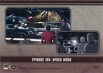 2023 Rittenhouse Star Trek: Strange New Worlds Season One - Storyboard Artwork #SB09 Spock Amok Back