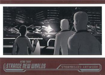 2023 Rittenhouse Star Trek: Strange New Worlds Season One - Storyboard Artwork #SB09 Spock Amok Front