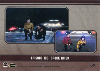 2023 Rittenhouse Star Trek: Strange New Worlds Season One - Storyboard Artwork #SB10 Spock Amok Back