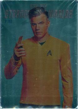 2023 Rittenhouse Star Trek: Strange New Worlds Season One - Rendered Art Metal #CT1 Captain Christopher Pike Front