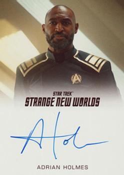 2023 Rittenhouse Star Trek: Strange New Worlds Season One - Autographs Full Bleed #NNO Adrian Holmes Front