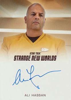 2023 Rittenhouse Star Trek: Strange New Worlds Season One - Autographs Full Bleed #NNO Ali Hassan Front