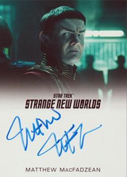 2023 Rittenhouse Star Trek: Strange New Worlds Season One - Autographs Full Bleed #NNO Matthew MacFadzean Front