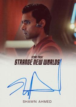 2023 Rittenhouse Star Trek: Strange New Worlds Season One - Autographs Full Bleed #NNO Shawn Ahmed Front