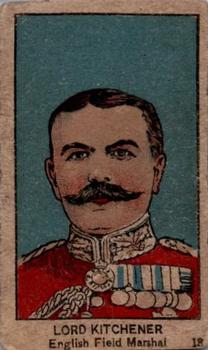 1920 Mayfair Novelty World War Leaders & Insignia (W545) #18 Lord Kitchener Front