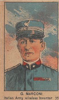 1920 Mayfair Novelty World War Leaders & Insignia (W545) #35 Guglielmo Marconi Front