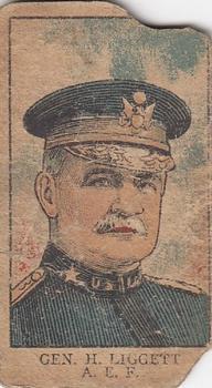 1920 Mayfair Novelty World War Leaders & Insignia (W545) #78 Hunter Liggett Front