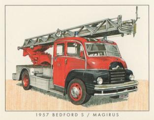 1996 Frameability Fire Engines #9 1957 Bedford S/Magirus Turntable Ladder Front