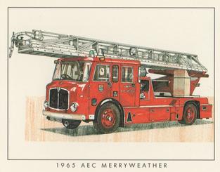 1996 Frameability Fire Engines #10 1965 AEC Merryweather Turntable Ladder Front