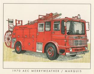1996 Frameability Fire Engines #12 1970 AEC Merryweather / Marquis Pump Escape Front