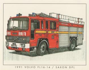 1996 Frameability Fire Engines #16 1991 Volvo FL6-14 / Saxon DPL Appliance Front
