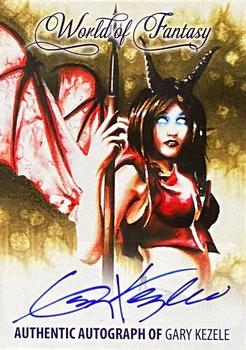 2012 Breygent World of Fantasy - Z-Cards Autographs #ZA-GK1 Gary Kezele Front