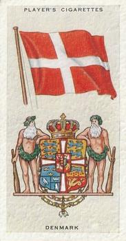 1936 Player's National Flags and Arms (Eire) #13 Denmark Front