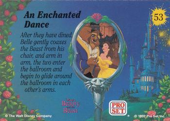 1992 Pro Set Beauty and the Beast - Gazette Magazine Promo #53 An Enchanted Dance Back