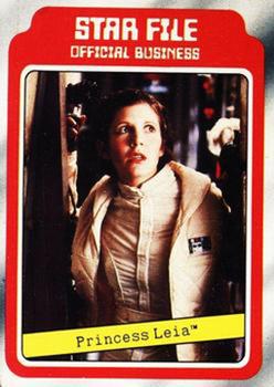 1980 Scanlens Star Wars The Empire Strikes Back #3 Princess Leia Front