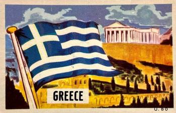 1965 Dandy Gum - Flags (U) #80 Greece Front