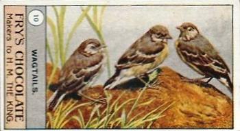 1912 Fry's Birds and Poultry #10 Wagtails Front