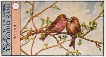 1912 Fry's Birds and Poultry #11 Linnets Front