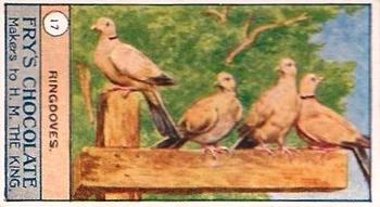 1912 Fry's Birds and Poultry #17 Ringdoves Front