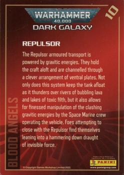 2022 Panini Warhammer 40,000 – Dark Galaxy #10 Repulsor Back