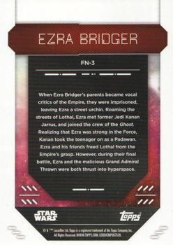 2023 Topps Finest Star Wars #FN-3 Ezra Bridger Back