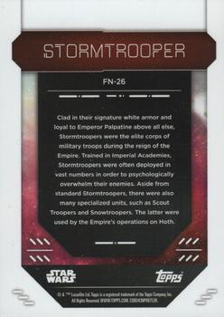 2023 Topps Finest Star Wars #FN-26 Stormtrooper Back