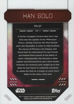 2023 Topps Finest Star Wars #FN-27 Han Solo Back