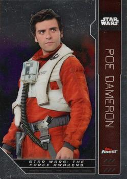 2023 Topps Finest Star Wars #FN-30 Poe Dameron Front