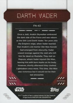 2023 Topps Finest Star Wars #FN-43 Darth Vader Back