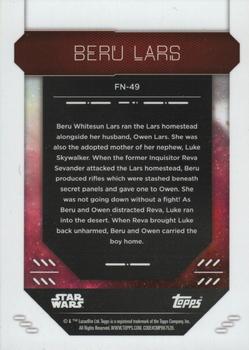 2023 Topps Finest Star Wars #FN-49 Beru Lars Back
