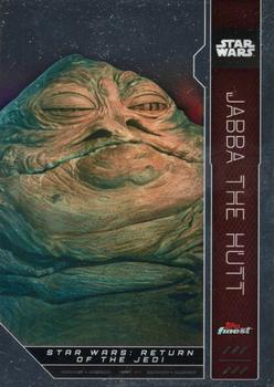 2023 Topps Finest Star Wars #FN-57 Jabba the Hutt Front