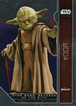 2023 Topps Finest Star Wars #FN-62 Yoda Front