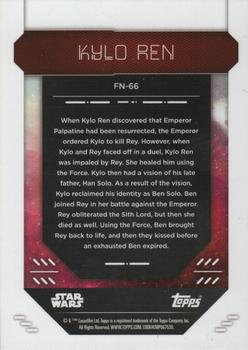 2023 Topps Finest Star Wars #FN-66 Kylo Ren Back