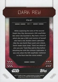 2023 Topps Finest Star Wars #FN-67 Dark Rey Back