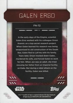2023 Topps Finest Star Wars #FN-72 Galen Erso Back