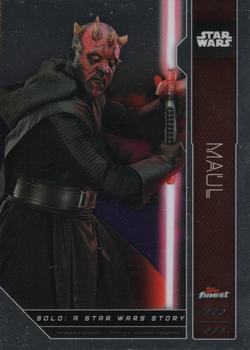2023 Topps Finest Star Wars #FN-82 Maul Front
