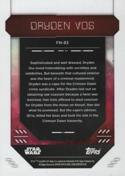 2023 Topps Finest Star Wars #FN-83 Dryden Vos Back