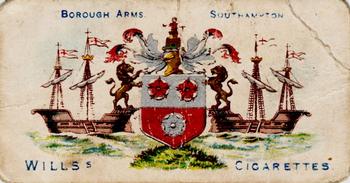 1906 Wills's Borough Arms 2nd Series 2nd Edition (51-100) #70 Southampton Front