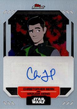 2023 Topps Finest Star Wars - Finest Autographs #FA-CS Christopher Sean Front